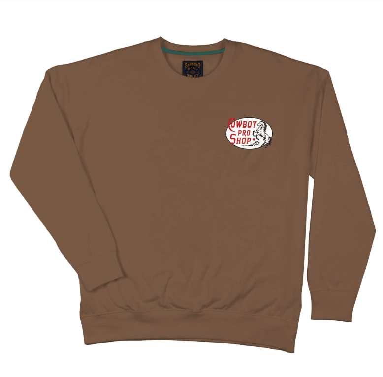 Cowboy Pro Shop Sweatshirt- Light Brown